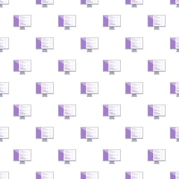 Online examination pattern with multiple computer screens Illustrazione stock