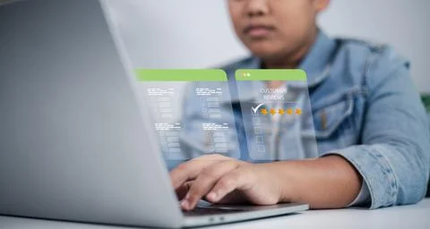 Online feedback, user experience, ecommerce reputation management, and digi.. Stock Photos