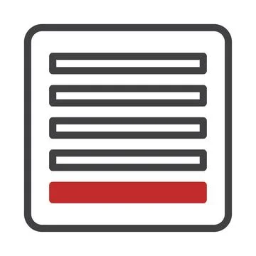 Online form icon with button. Concept of registration, application, and surve Illustrazione stock