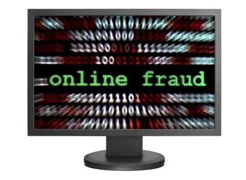 Online fraud Stock Illustration