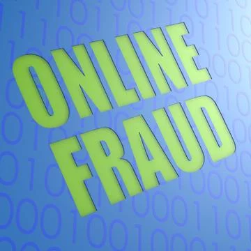 Online fraud Stock Illustration