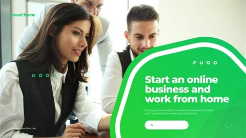 Online Freelancer Platform and Service Promo Stock After Effects