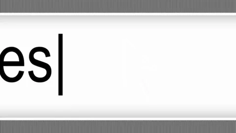 Online games - Computer Generated Animated Browser Search Button Stock Footage 73781358