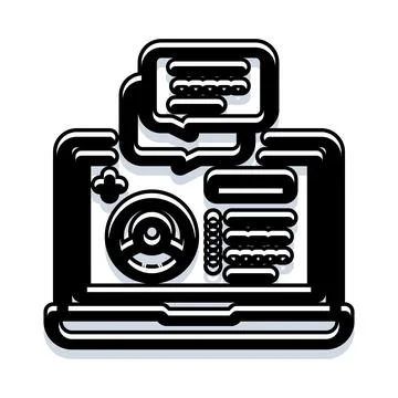 Online gaming and streaming dashboard user interface Stock Illustration