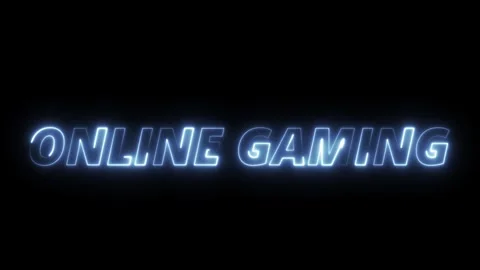 Online gaming text animation Stock Footage 287400096