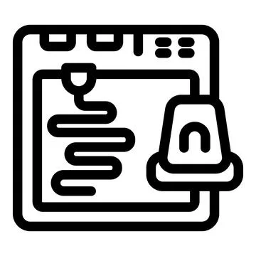 Online gps tracking app showing route and notification bell icon 스톡 일러스트
