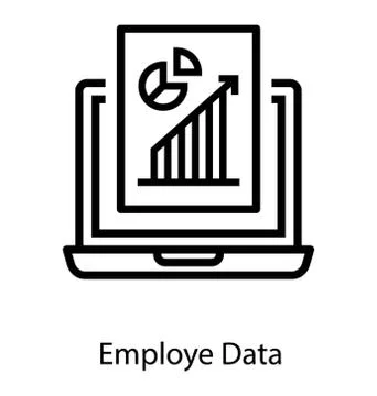 Online Growth Chart Stock Illustration