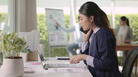 Online guidance service and solution for ESG consultant specialist company Stock Footage 311937951