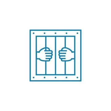 Online hacking linear icon concept. Online hacking line vector sign, symbol Stock-Illustration