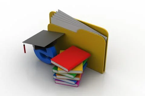 Online higher education concept Stock Illustration
