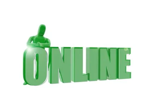 Online icon Stock Illustration