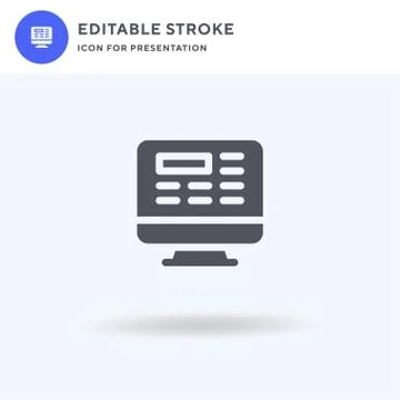 Online icon vector, filled flat sign, solid pictogram isolated on white, logo Stock Illustration