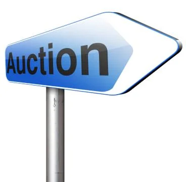 Online internet auction Stock Illustration