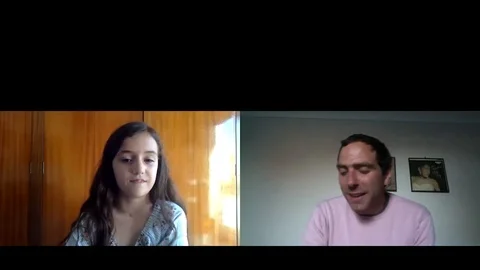 Online interview with Alejandra Howard for Fatima, Press Junket, 2020 Stock Footage 139329346