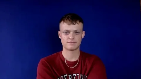 Online interview with Anson Boon at Press Junket for movie Blackbird - 2020 Video stock 140205673