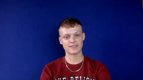 Online interview with Anson Boon at Press Junket for movie Blackbird - 2020 Video stock 140205850