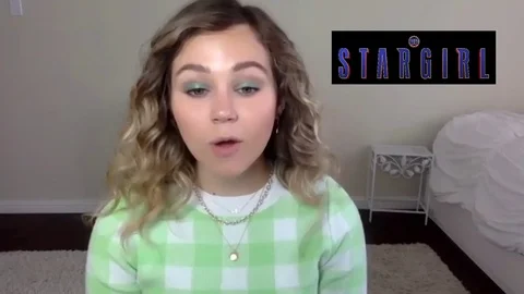 Online interview with Brec Bassinger Stock Video Pond5