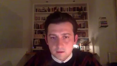 Online interview with Craig Roberts at press junket for Eternal Beauty - 2020 Video stock 144637686