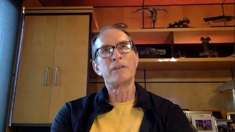 Online interview with David Twohy for Pitch Black, Press Junket  2020 Stock Footage 138636799