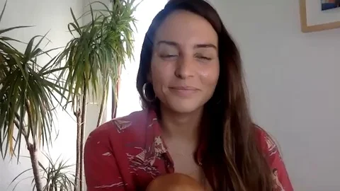 Online interview with Genesis Rodriguez for Centigrade, Press Junket, 2020 Stock Footage 139329089