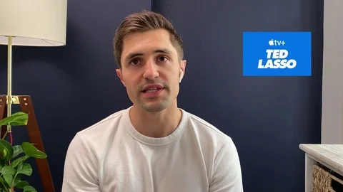 Online interview with Phil Dunster for Ted Lasso, Press Junket, 2020 Video stock 138805233