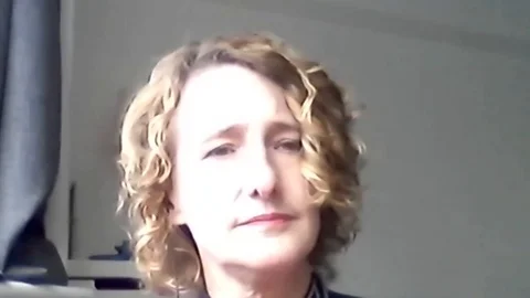Online interview with Tricia Tuttle at 64th London Film Festival - 2020 Stock Footage 140200279
