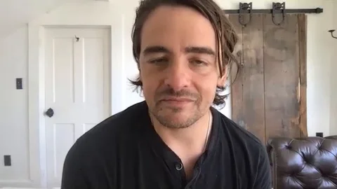 Online interview with Vincent Piazza for Centigrade, Press Junket, 2020 Video stock 139329249