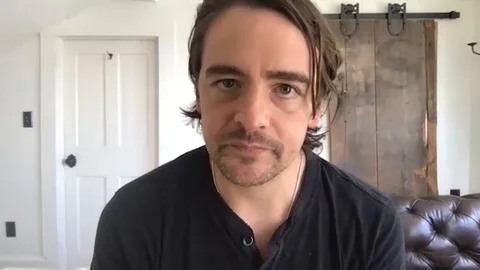 Online interview with Vincent Piazza for Centigrade, Press Junket, 2020 Video stock 139329272