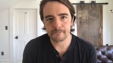 Online interview with Vincent Piazza for Centigrade, Press Junket, 2020 Video stock 139331902