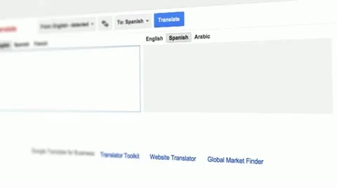 Online language translation Vídeo Stock 11242315