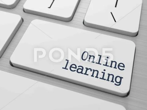 Online Learning Concept. Stock Illustration