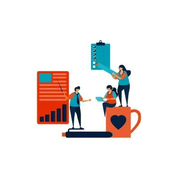 Online learning concept. Science, education, quarantine. Vector illustration. Stock Illustration