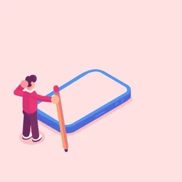 Online learning. distance learning concept. Vector illustration. Illustrazione stock