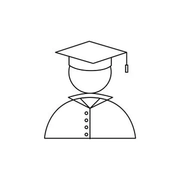 Online learning icon on white background. Vector illustration. Stock Illustration