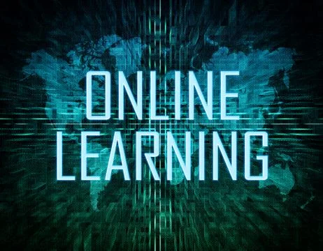 Online Learning Stock Illustration