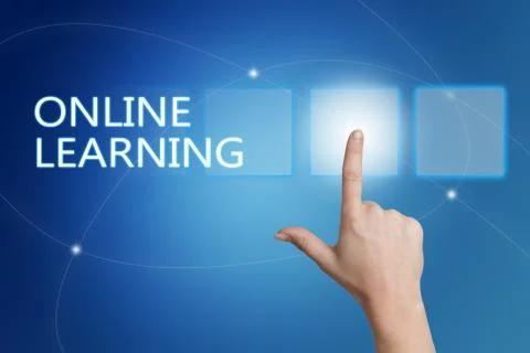 Online Learning Stock Illustration