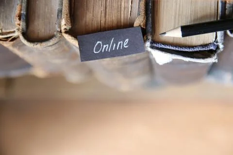 Online learning, internet education concept. Digital webinar technology. Elea Stock Photos