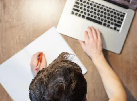 Online learning theme Stock Photos