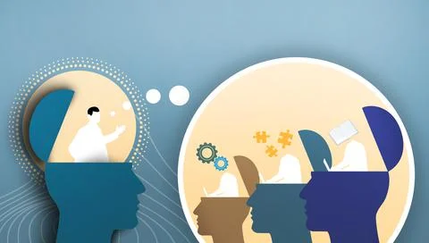 Online Learning through digital instruction that is easily accessible Stock Illustration