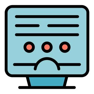 Online lesson icon vector flat Stock Illustration
