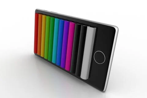 Online library concept Free Stock Illustration