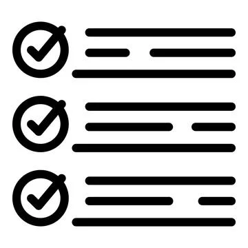 Online list icon outline vector. Credit finance Illustrazione stock