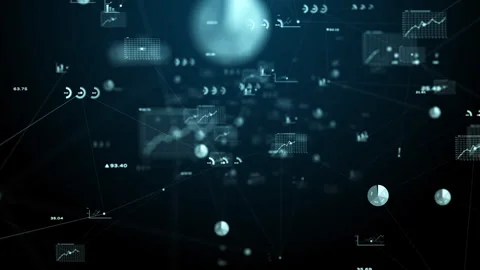 Online marketing research, Technology Data analysis for business Stock Footage 246674685