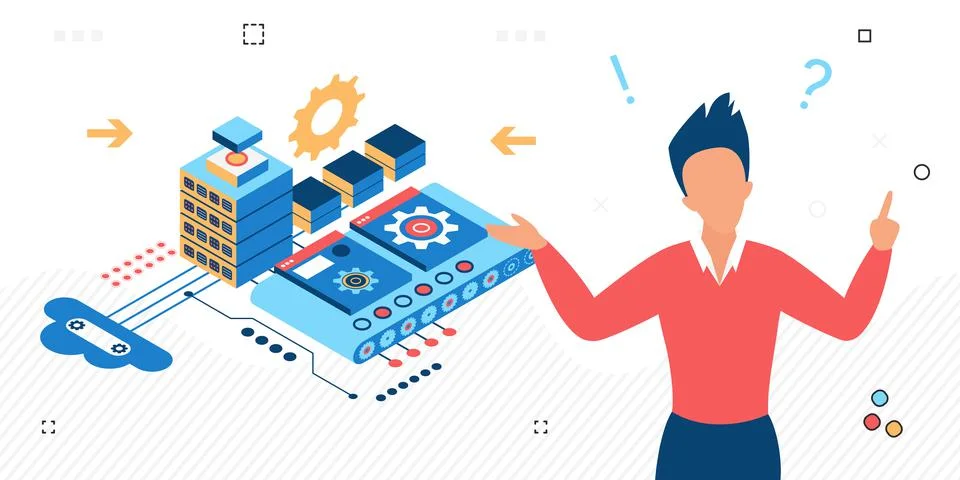 Online mining cryptocurrency digital platform Stock Illustration