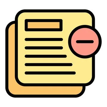 Online newspaper icon vector flat Stockillustratie