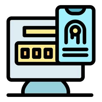 Online nfc payment using smartphone on computer screen Stock Illustration