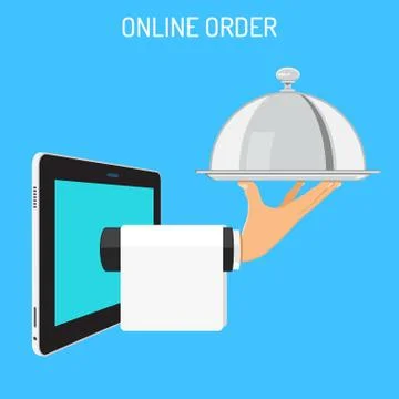 Online Order Concept Stock Illustration