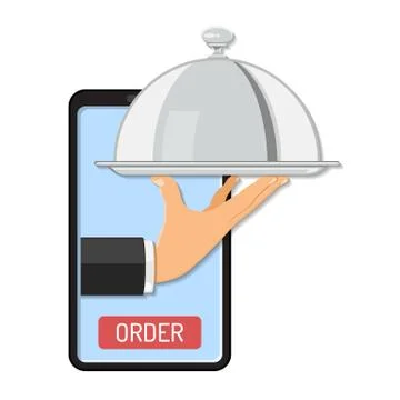 Online Order Concept Stock Illustration