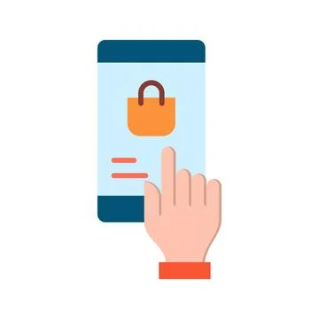 Online Order icon vector image. Stock Illustration