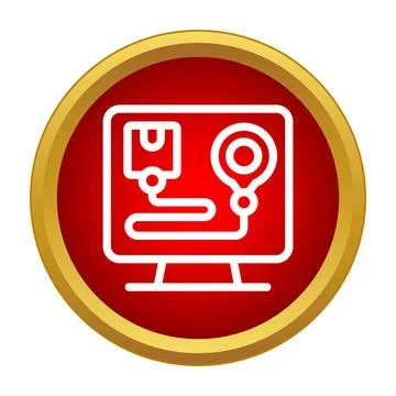 Online package tracking and delivery route monitoring Stock Illustration
